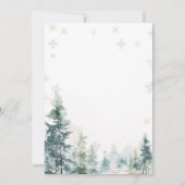 Moderne Jingle & Mingle Winter Party Einladung (Rückseite)