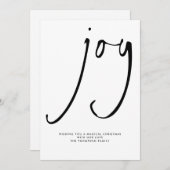 Moderne Join Script Schwarz-weiße Weihnachten (Vorne/Hinten)