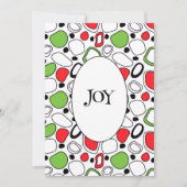 Moderne JOY Ferienwohnung Karte – Individuelle Nac (Vorderseite)