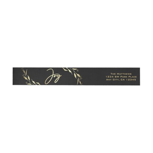 Moderne Joy Imitate Gold Schwarz Botanisch (Person)