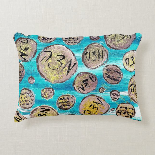 Moderne Joyful Matzah Dekokissen (Vorderseite)