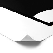 Moderne Jugendstil Beardsley Black Cat Goth Yellow Poster (Ecke)