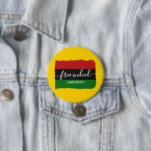 Moderne JUNETEENTH Frei in der Tat Button (Beispiel)
