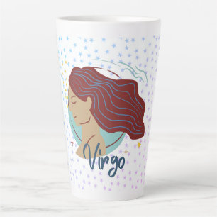 Moderne Jungfrau-Frau Sternzeichen Milchtasse