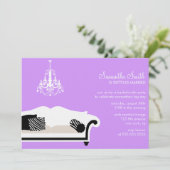 Moderne Junggeselinnen-Abschied- oder Brautparty-E Einladung (Stehend Vorderseite)