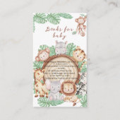 Moderne Jungle Animals Grüne Safari Begleitkarte (Vorderseite)