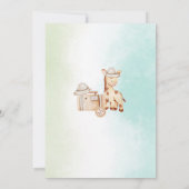 Moderne Jungle Animals Grüne Safari Einladung (Rückseite)