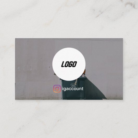 Moderne Junk-Entfernung Visitenkarte (Rückseite)