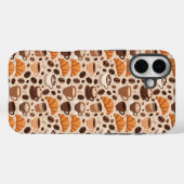 Moderne Kaffee-Ästhetik-Muster Case-Mate iPhone Hülle (Rückseite (Horizontal))