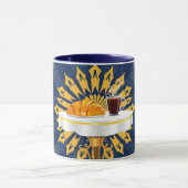 Moderne Kaffee-Bar-Dekor-Ästhetik Personalisiert Tasse (Zentrum)