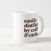 Moderne Kaffee Lover Carbon Lover Riesenkaffee Tas Jumbo-Tasse (Vorderseite Rechts)