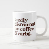 Moderne Kaffee Lover Carbon Lover Riesenkaffee Tas Jumbo-Tasse (Rechts)