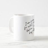 Moderne Kaffee-Tasse Kaffeetasse (Vorderseite Links)