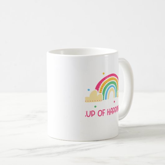 Moderne Kaffee-Tasse Kaffeetasse (VorderseiteRechts)