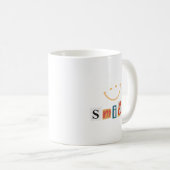 Moderne Kaffee-Tasse Kaffeetasse (VorderseiteRechts)