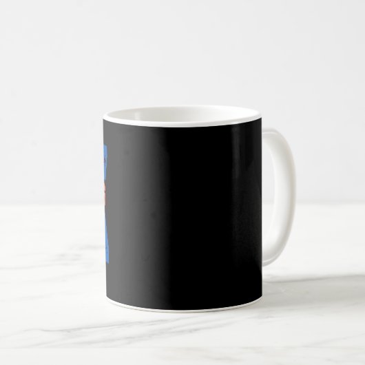 "Moderne Kaffee-Tasse mit positiver Botschaft" Kaffeetasse (VorderseiteRechts)