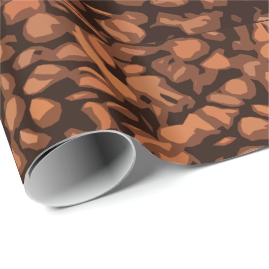 Moderne Kaffeebohne Geschenkpapier (Rolleneckpunkt)