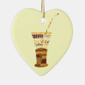 Moderne Kaffeemaschine Keramik Ornament (Rechts)