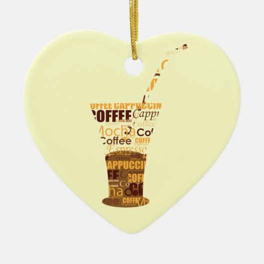 Moderne Kaffeemaschine Keramik Ornament (Vorne)