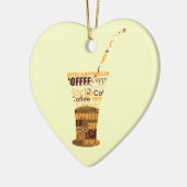 Moderne Kaffeemaschine Keramik Ornament (Links)