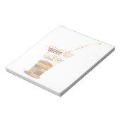 Moderne Kaffeemaschine Notizblock (Rotiert)