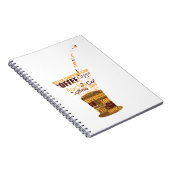 Moderne Kaffeemaschine Notizblock (Rechte Seite)