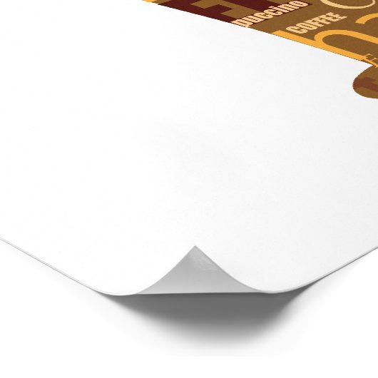 Moderne Kaffeemaschine Poster (Ecke)