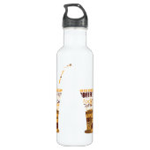 Moderne Kaffeemaschine Trinkflasche (Rückseite)