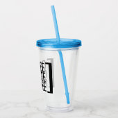 Moderne Kaffeemaschinen Acryltrinkbecher (Links)
