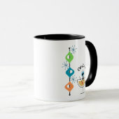 Moderne Kaffeetasse Tasse Katzenraum (VorderseiteRechts)