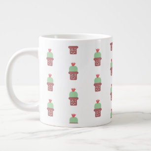 Moderne Kakteen-Topfpflanze einfach Jumbo-Tasse