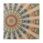 Moderne Kaleidoskop-Keramik Fliese (Vorderseite)