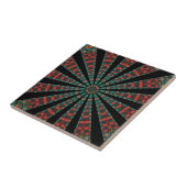 Moderne Kaleidoskop-Keramik Fliese (Seite)