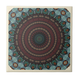 Moderne Kaleidoskop-Keramik Fliese