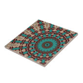 Moderne Kaleidoskop-Keramik Fliese (Seite)