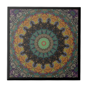 Moderne Kaleidoskop-Keramik Fliese