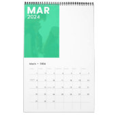 Moderne Kalender-Fotos für benutzerdefinierte Fami Kalender (Mär 2026)