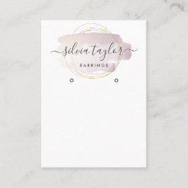 Moderne Kalligrafie Art Ohrsichtkarte Visitenkarte