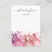 Moderne Kalligrafie Art Ohrsichtkarte Visitenkarte (Vorderseite)