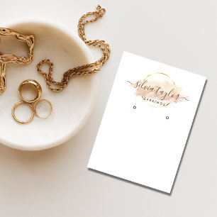 Moderne Kalligrafie Art Ohrsichtkarte Visitenkarte