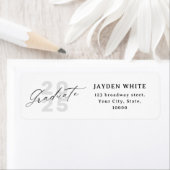 Moderne Kalligrafie Einfache Abschluss Adresse (Insitu)