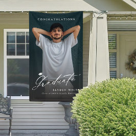 Moderne Kalligrafie Einfaches Foto Graduation Part Banner