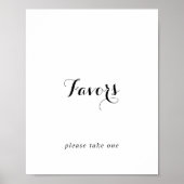 Moderne Kalligrafie-Favoriten Poster (Vorne)