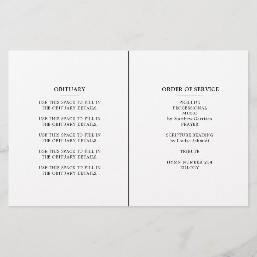 Moderne Kalligrafie-Feier zum Lebensprogramm (Rückseite)