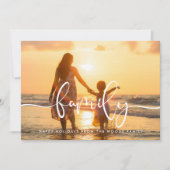 Moderne Kalligrafie - Foto Weihnachten (Vorderseite)