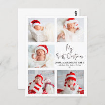 Moderne Kalligrafie Fünf Foto Meine ersten Weihnac