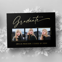 Moderne Kalligrafie Gold-Tinte-Script-Grad-Foto-Ka