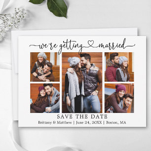 Moderne Kalligrafie Herz 5 Foto Heirat Save The Date
