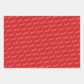 Moderne Kalligrafie I Liebe You Valentine's Day Re Geschenkpapier Set (Vorderseite 2)
