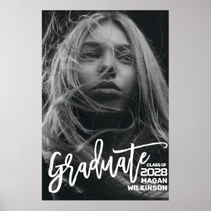 Moderne Kalligrafie Minimaler Full Foto Abschluss Poster